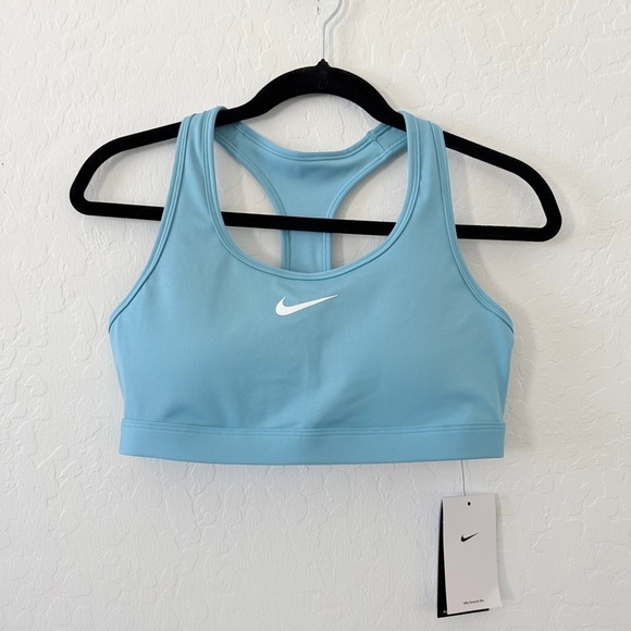 Nike Other - Nike Women's Swoosh Light Blue Sports Bra